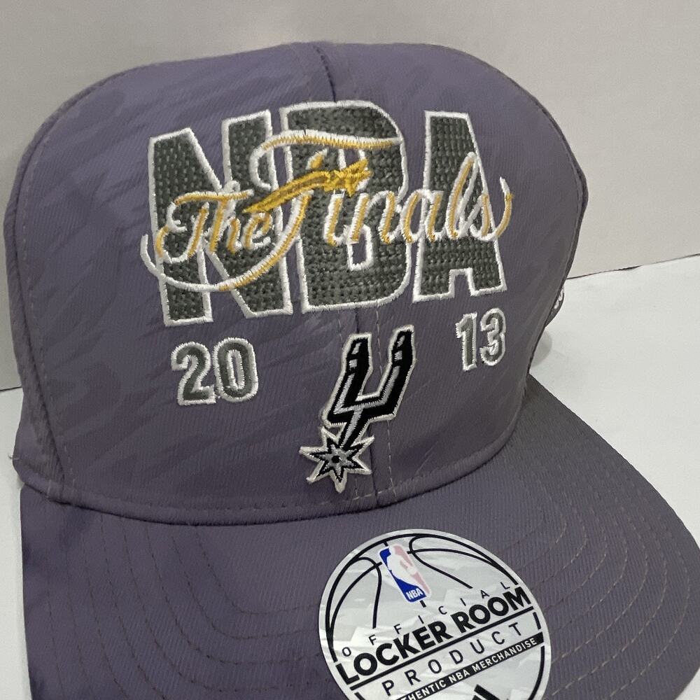 adidas San Antonio Spurs NBA Finals 2013 Gray Snapback Cap Hat